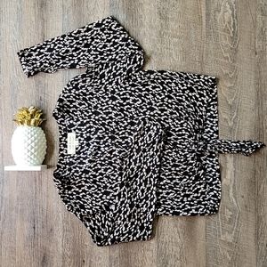 Cloth & Stone Rachel Tie Front Blouse